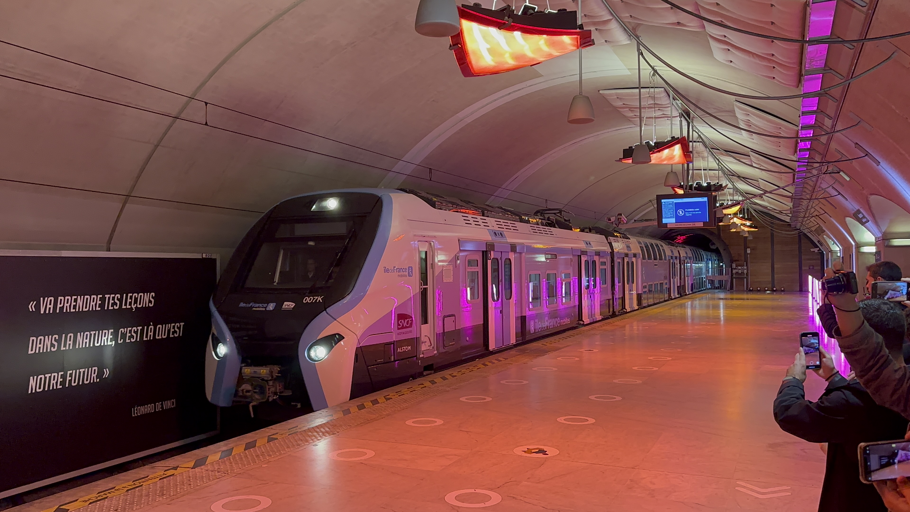 Île-de-France Mobilités, SNCF Voyageurs and Alstom inaugurate the RER 